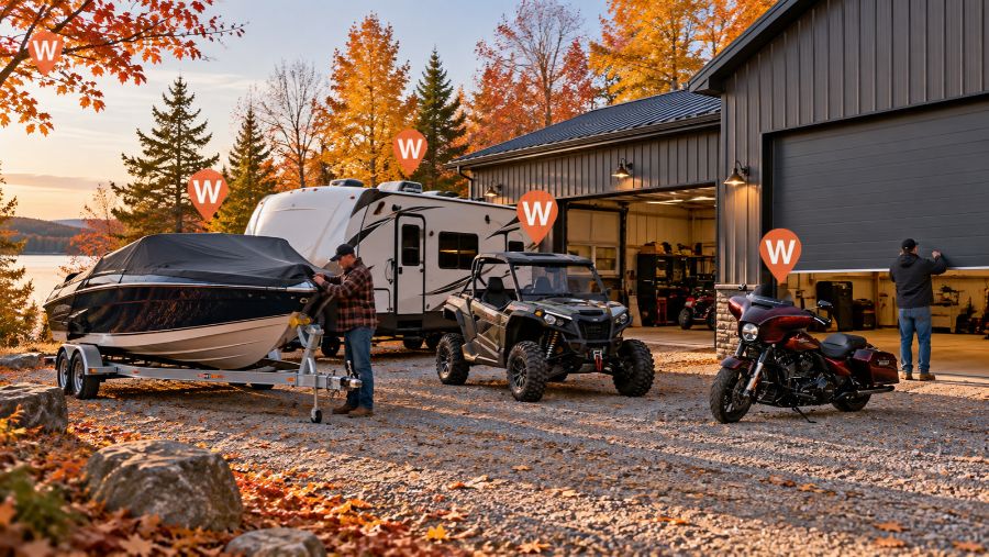 Winter Storage GPS Tracking: Protect Your Boats, RVs, ATVs, Sports Cars, Motorcycles & More