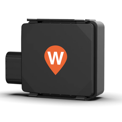 The waterproof case for the WhereSafe GPS Wired Tracker protects from dust and water for more extreme uses.